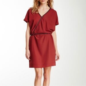 Scotch & Soda Maison Scotch zipper detail dress